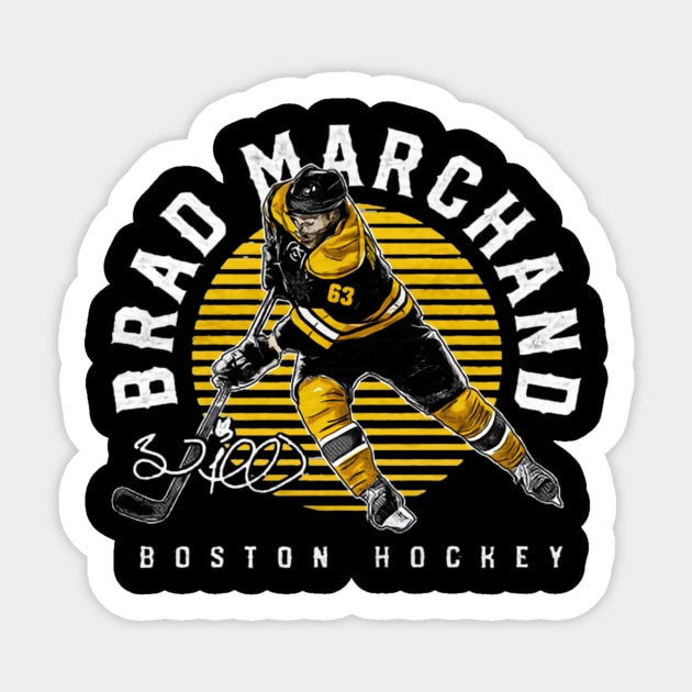 brad marchand emblem Sticker by mazihaya pix